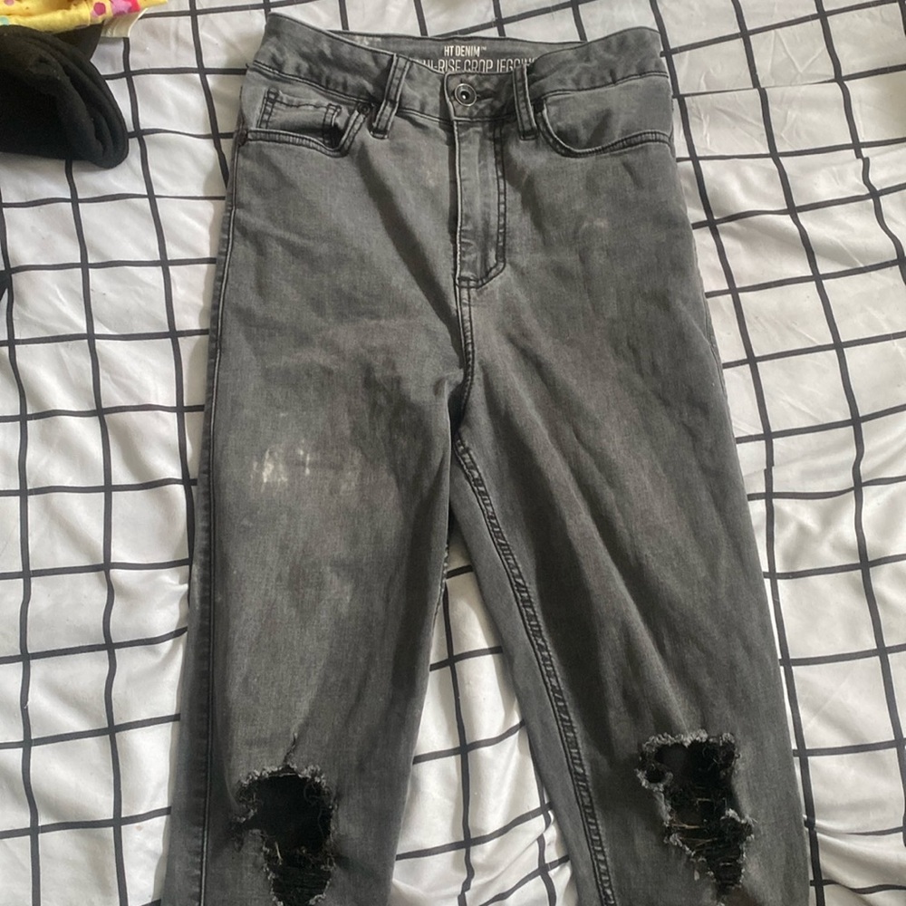 HT DENIM ultra hi-rise crop jeggings US size 3